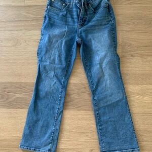 Madewell Straight Leg Blue Jeans